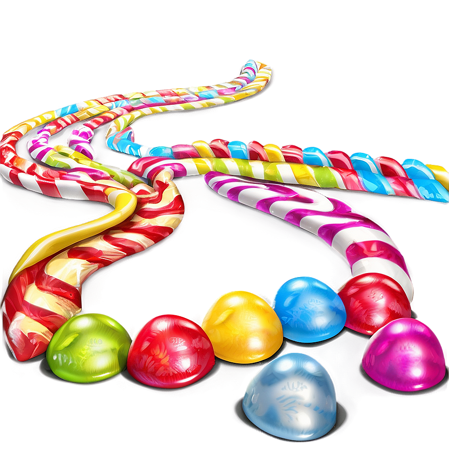 Candyland Rainbow Candy Road Png 10 PNG Image