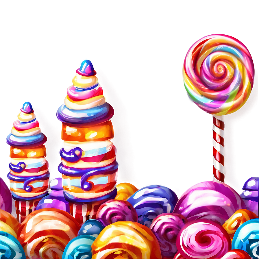 Candyland Wonderland Illustration Png Cbo69 PNG Image