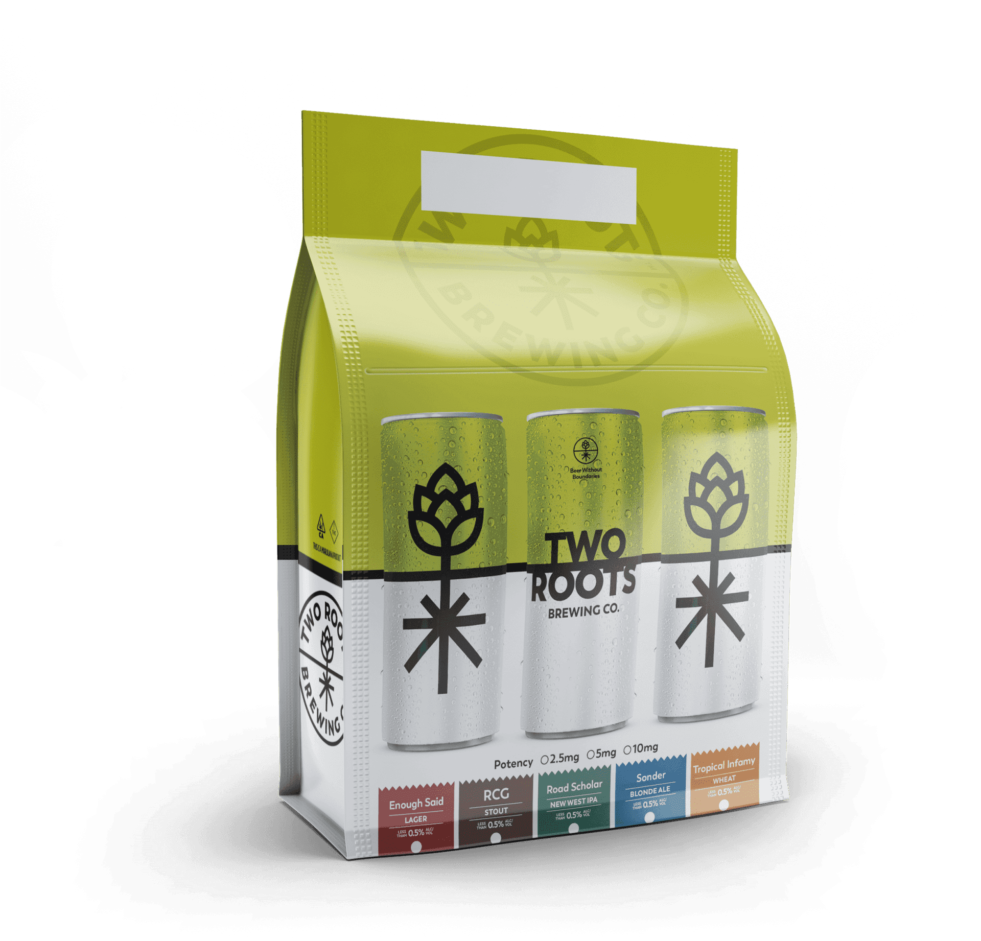 Cannabis Infused Beverage Packaging PNG Image