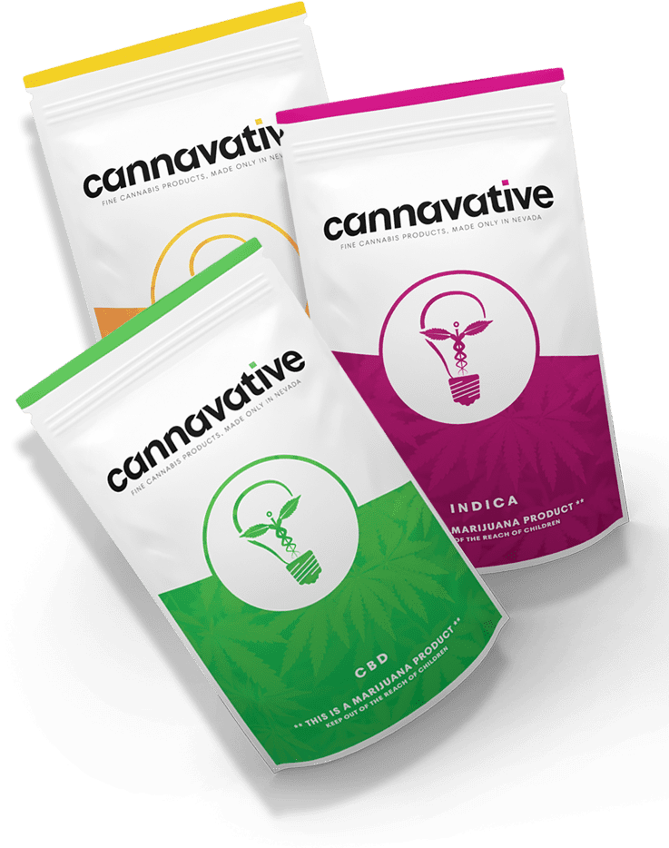 Cannavative Cannabis Product Packaging PNG Image