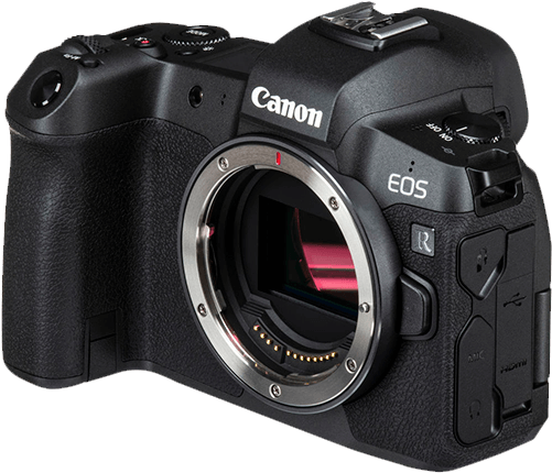 Canon E O S R Mirrorless Camera Body PNG Image