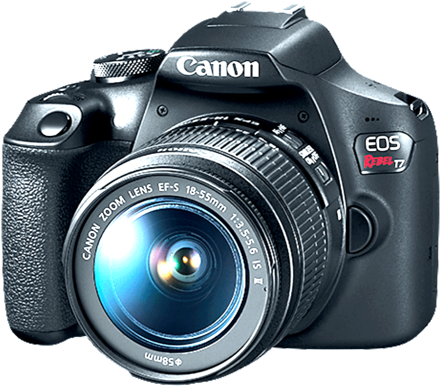 Canon E O S Rebel T7 D S L R Camera PNG Image