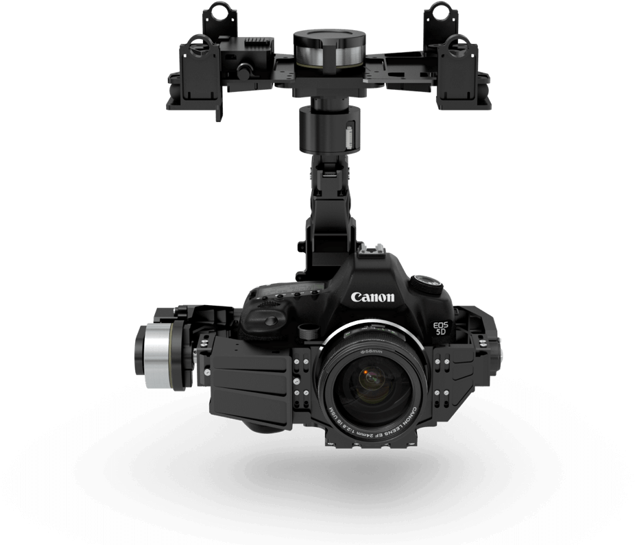 Canon E O S5 D Camera Gimbal Setup PNG Image