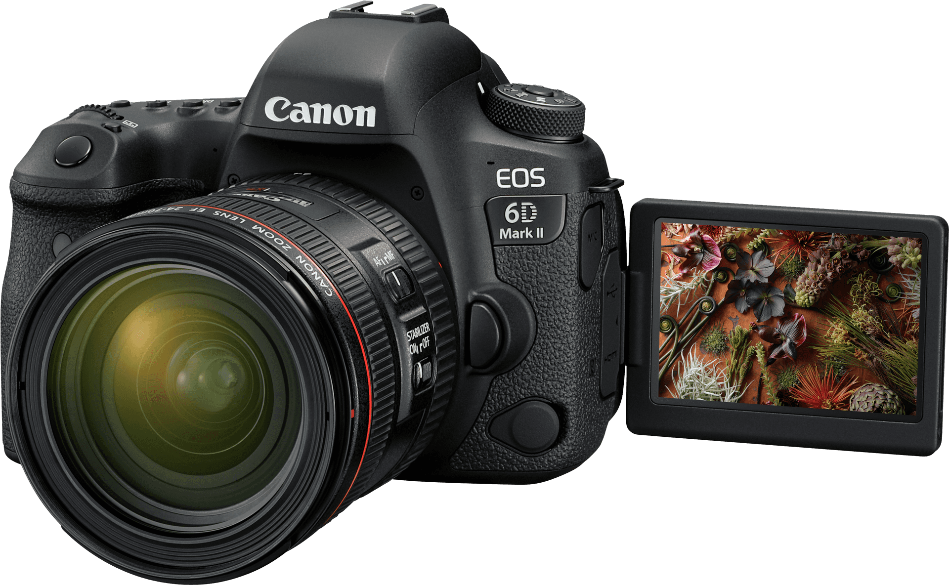 Canon E O S6 D Mark I I D S L R Camera PNG Image