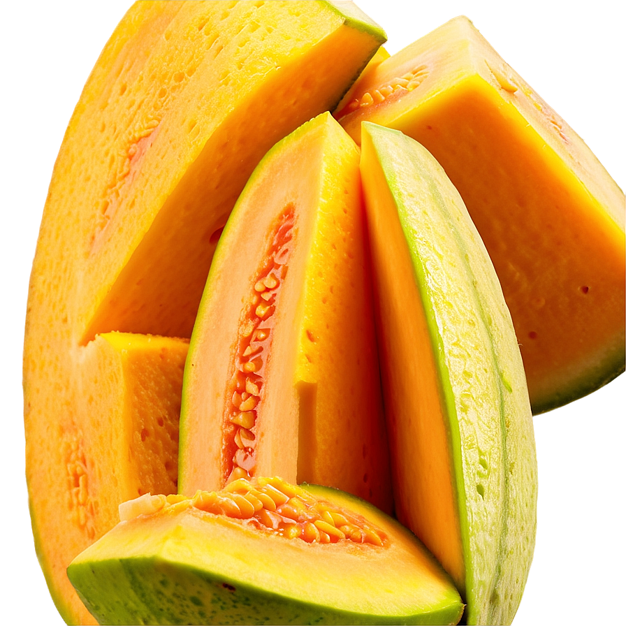 Cantaloupe Wedge Png Uax96 PNG Image