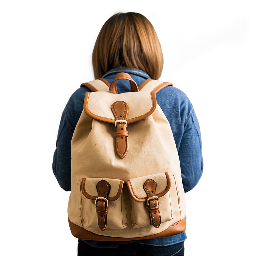 Canvas Bookbag Png 06212024 PNG Image