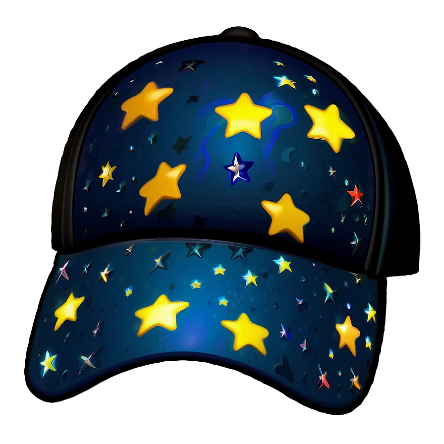 Cap Emoji With Stars Png Gju PNG Image