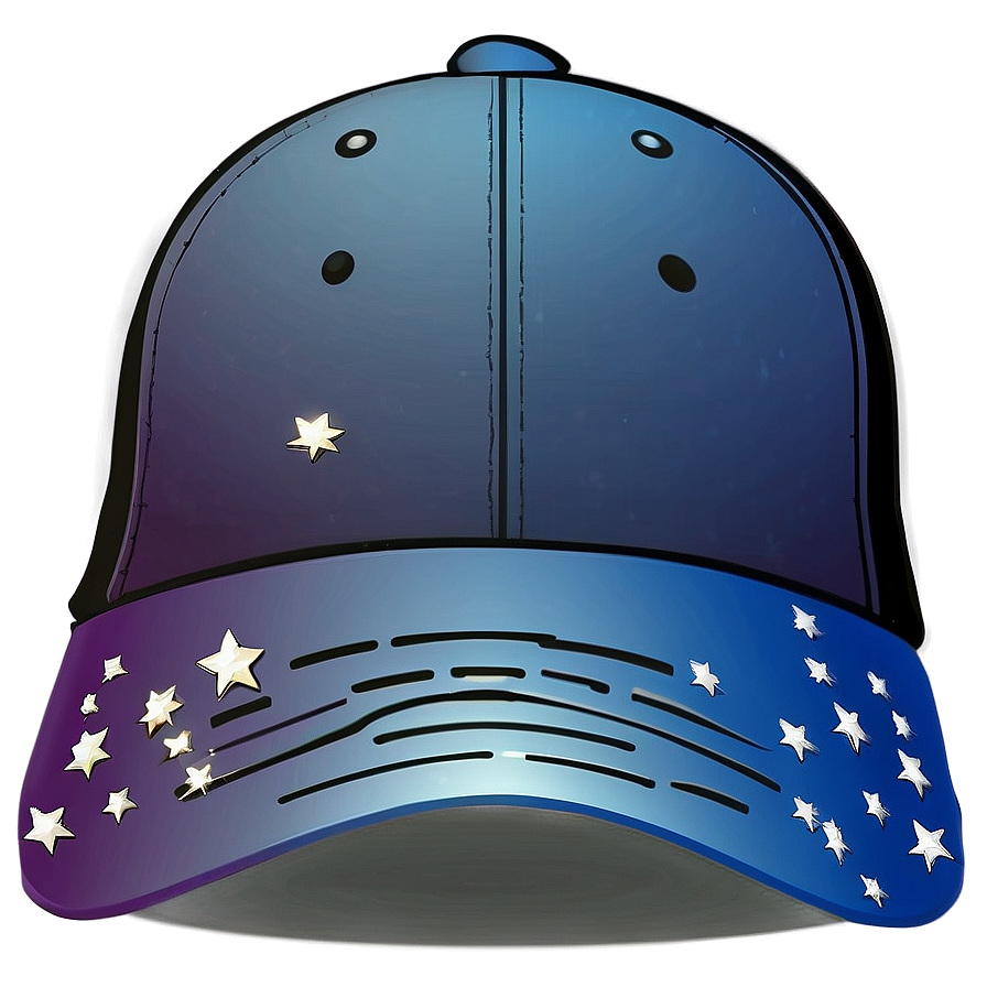 Cap Emoji With Stars Png Tpd PNG Image