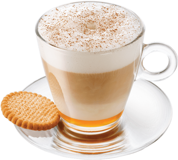 Cappuccinowith Cookie PNG Image