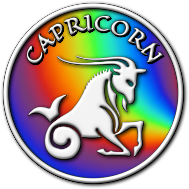 Capricorn Zodiac Sign Artwork PNG Image