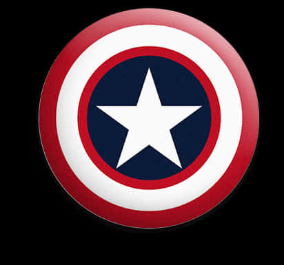 Captain America Shield Icon PNG Image