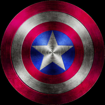 Captain America Shield Iconic Symbol PNG Image