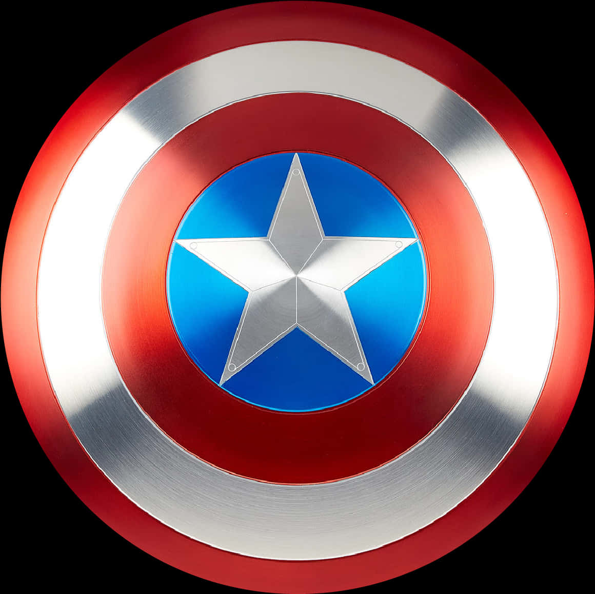 Captain America Shield Iconic Symbol PNG Image