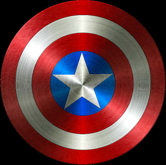 Captain America Shield Iconic Symbol PNG Image