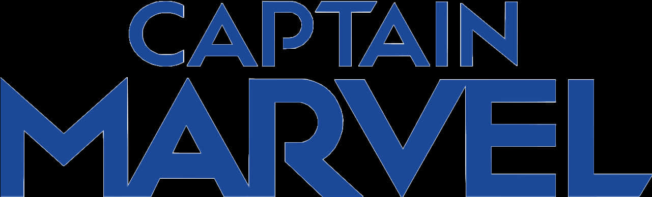 Captain Marvel Logo Blue PNG Image