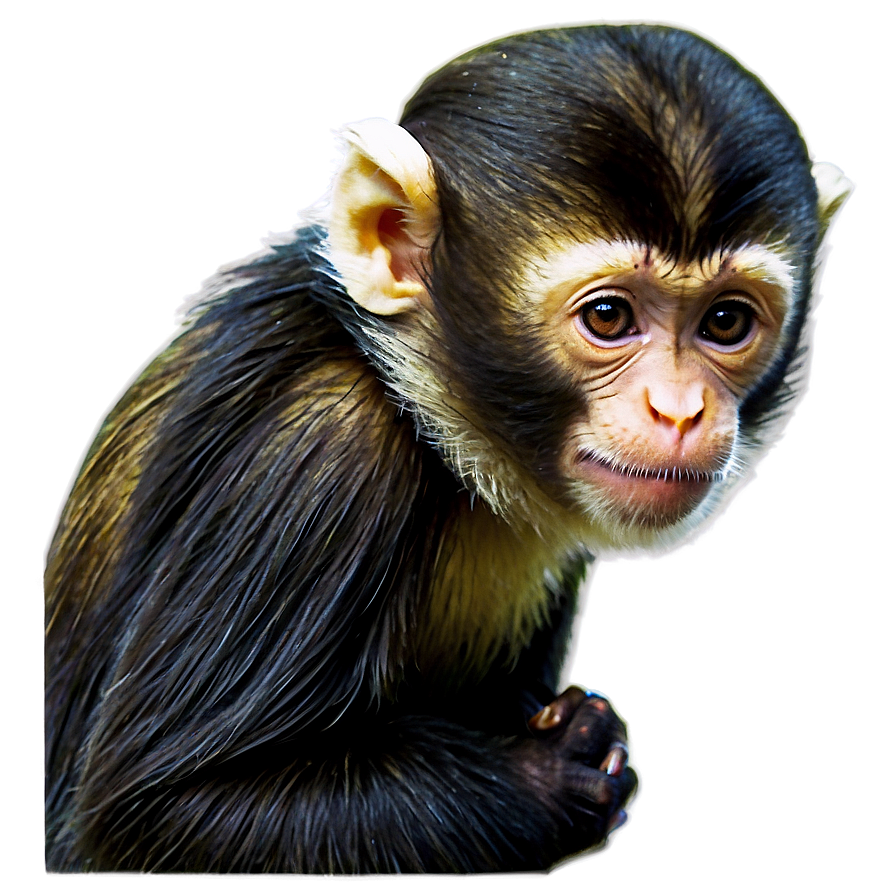 Capuchin Monkey Portrait Png Tnb52 PNG Image