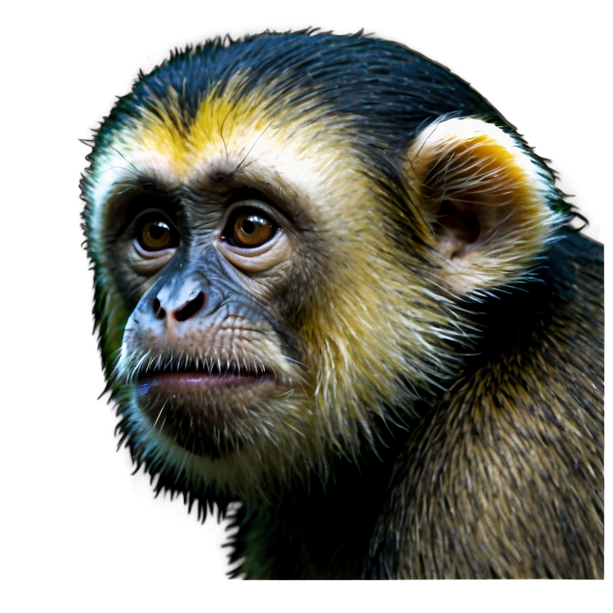 Capuchin Monkey Portrait Png Usp84 PNG Image