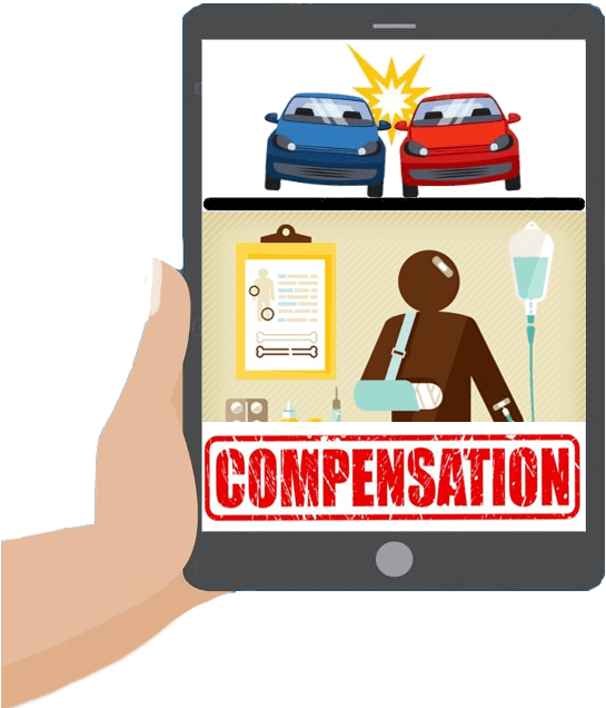 Car Accident Compensation Concept PNG Image