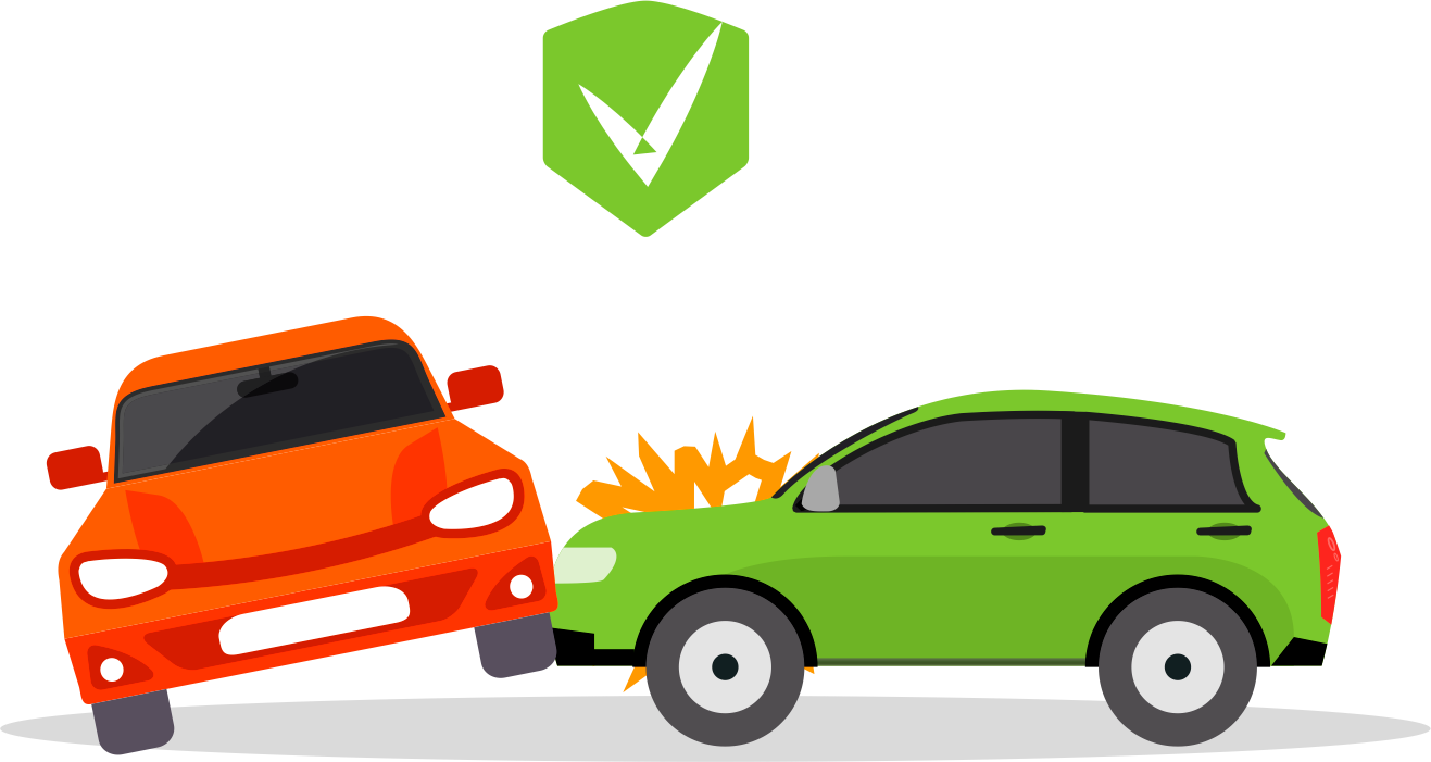 Car Accident Illustration PNG Image