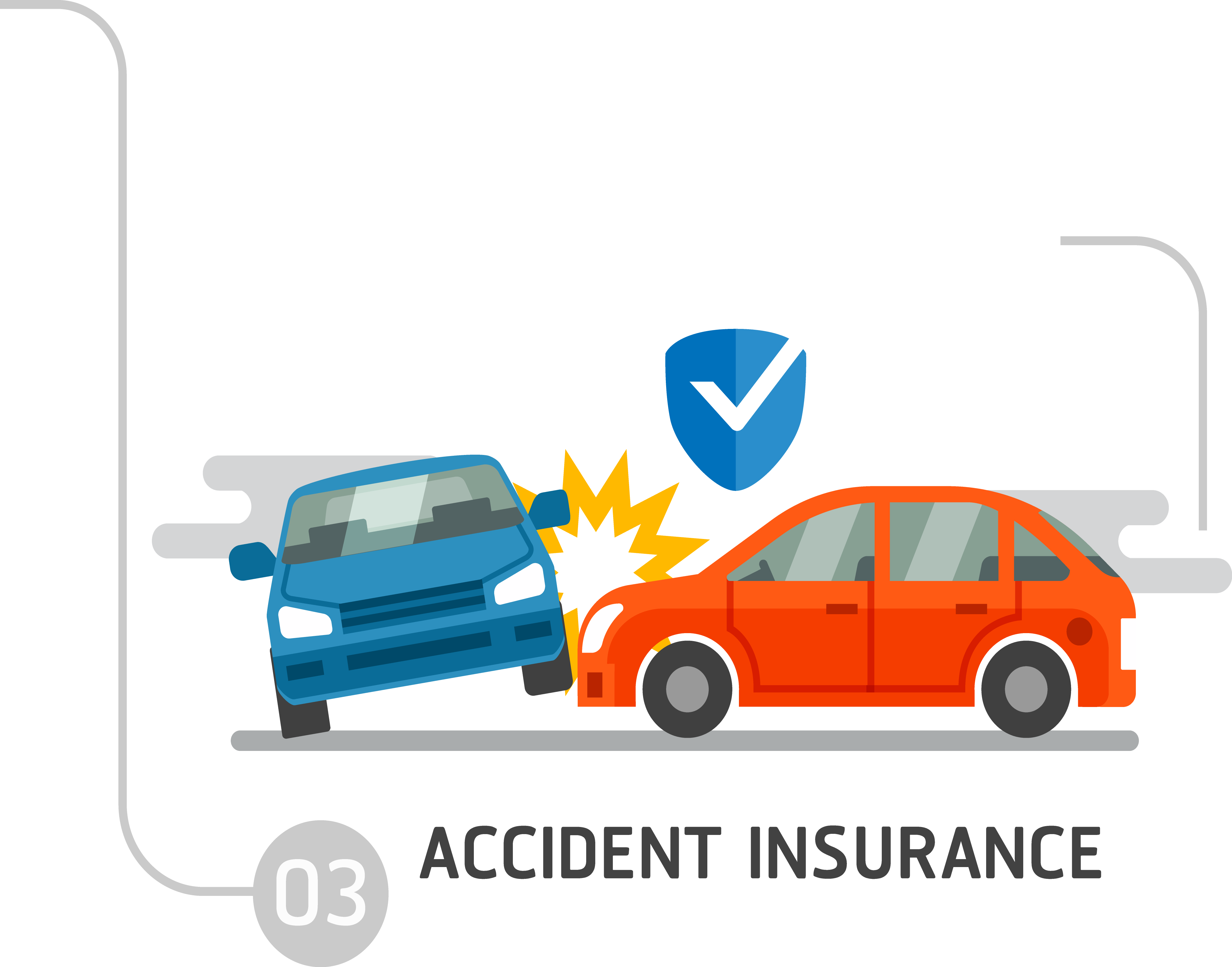 Car Accident Insurance Illustration PNG Image