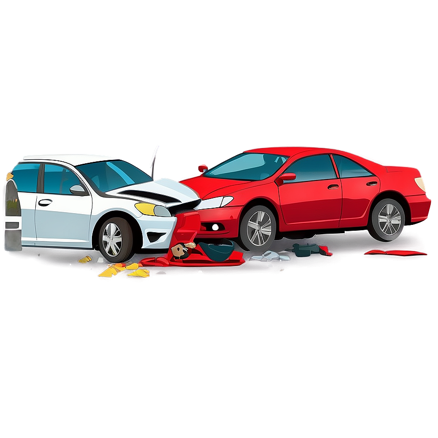 Car Crash Scene Png Tmt PNG Image