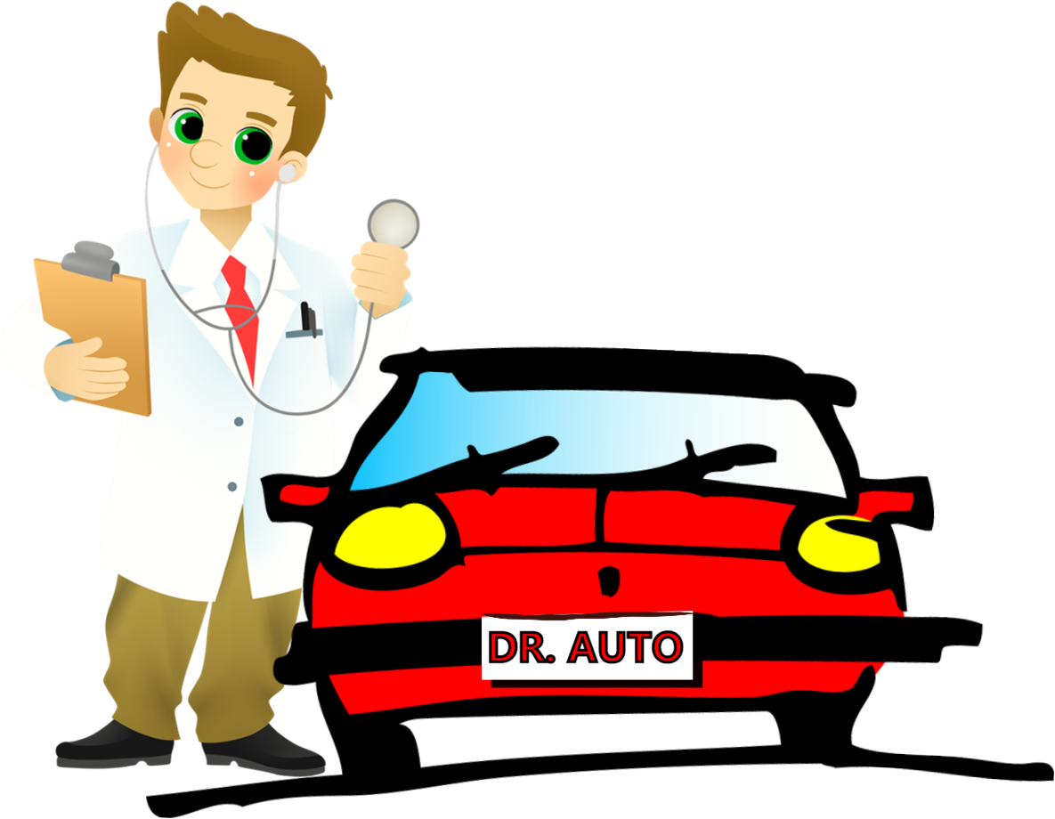 Car Doctor Cartoon PNG Image