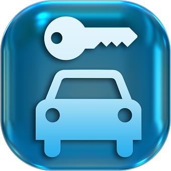 Car Key Icon PNG Image