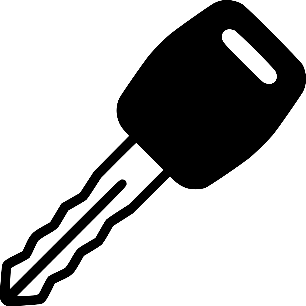 Car Key Silhouette Graphic PNG Image