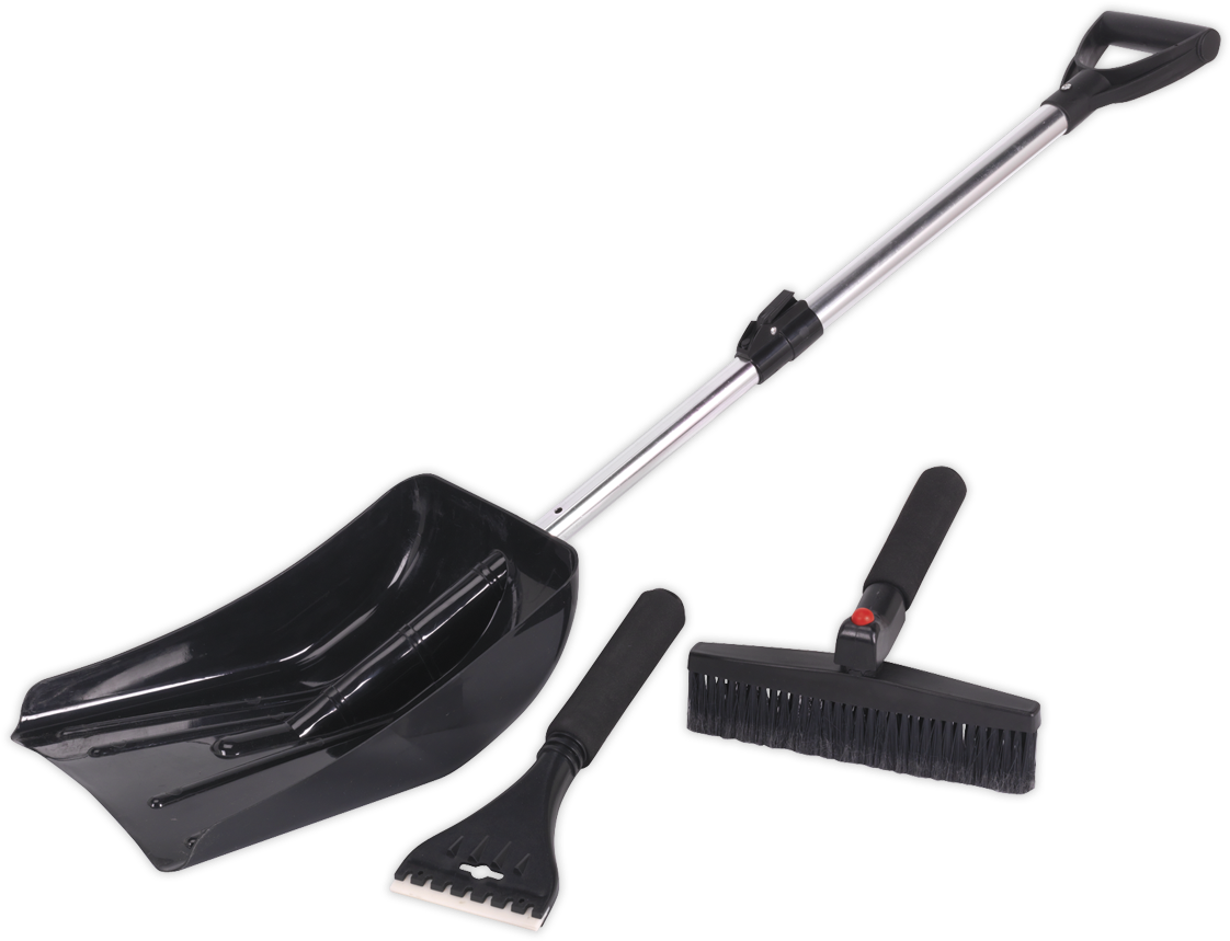 Car Shovel Brush Set PNG Image