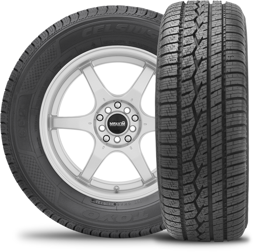 Car Tireand Wheel Display PNG Image