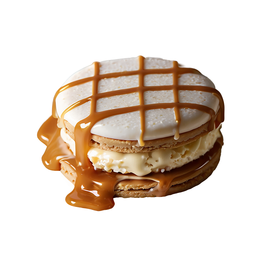 Caramel Apple Ice Cream Sandwich Png Lad PNG Image