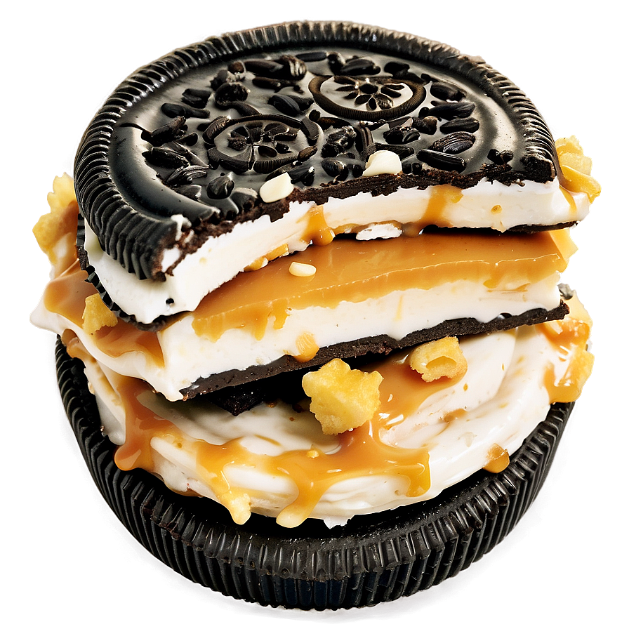 Caramel Coconut Oreo Png Phe11 PNG Image