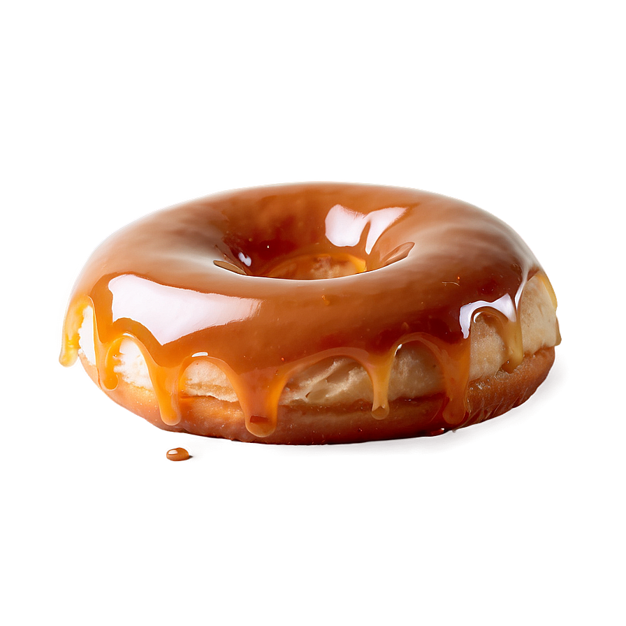 Caramel Glazed Doughnut Png 95 PNG Image