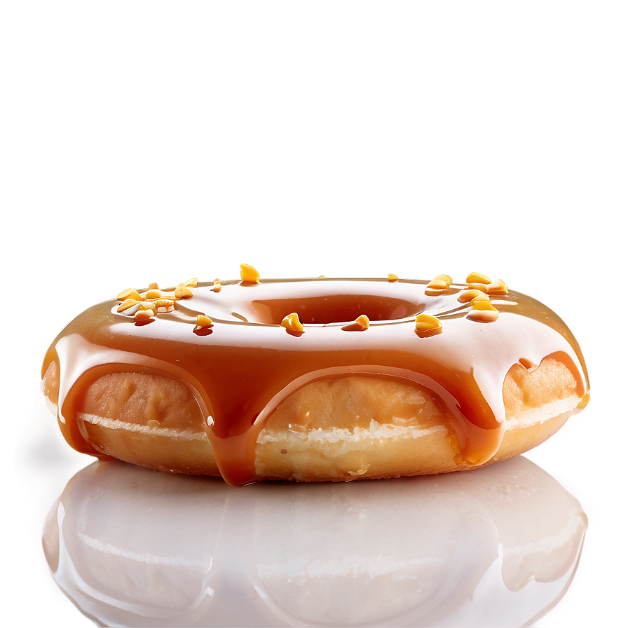 Caramel Glazed Doughnut Png Eiv42 PNG Image