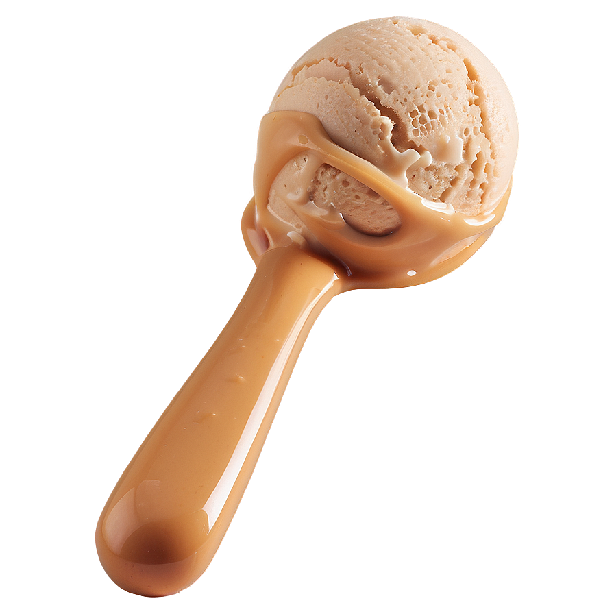 Caramel Ice Cream Scoop Png Udf50 PNG Image