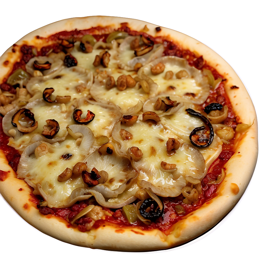 Caramelized Onion Pizza Png Eyn PNG Image