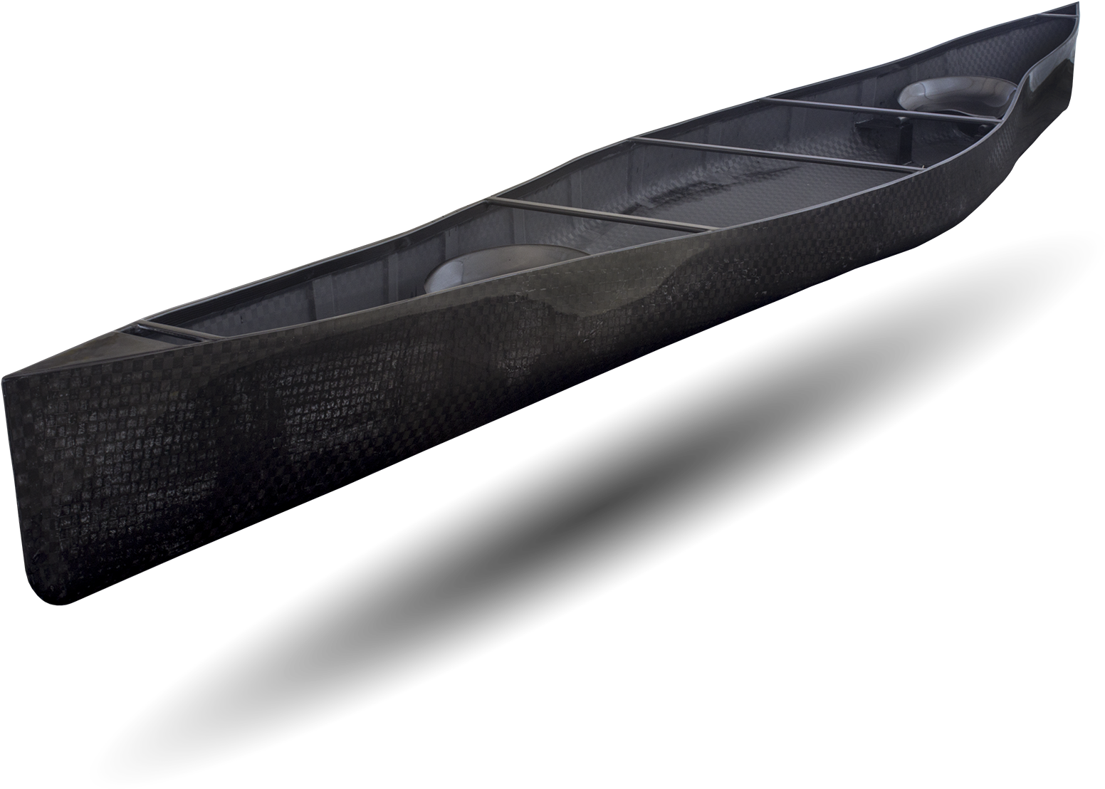 Carbon Fiber Canoe Isolated PNG Image