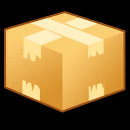 Cardboard Box Icon PNG Image