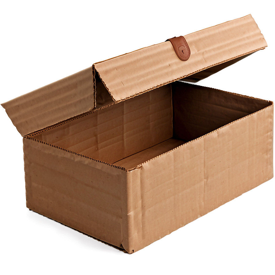 Cardboard Box Open Lid Png Fbh64 PNG Image