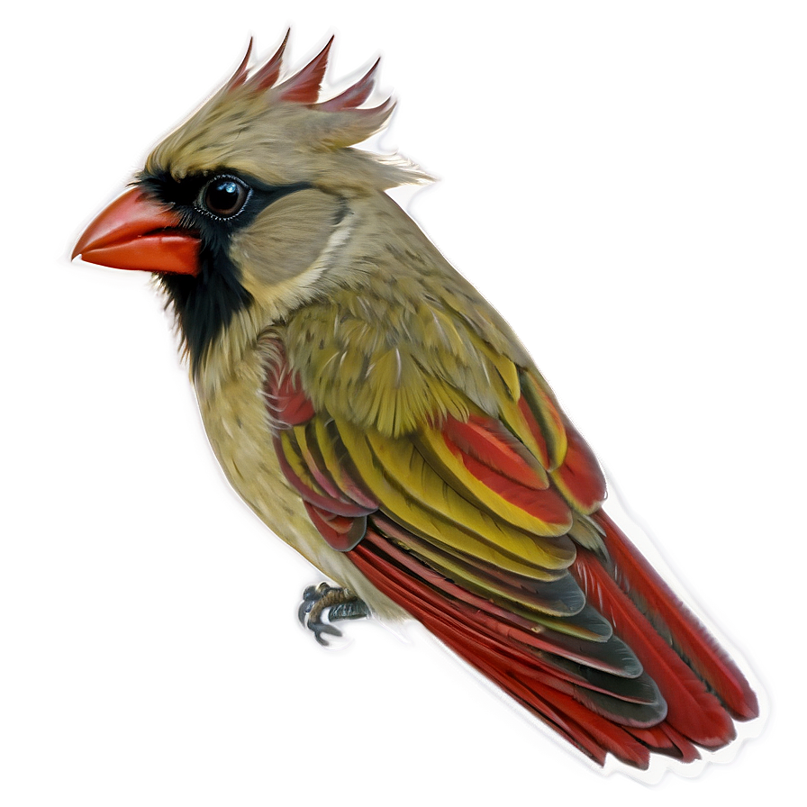 Cardinal In Flight Png Ota88 PNG Image