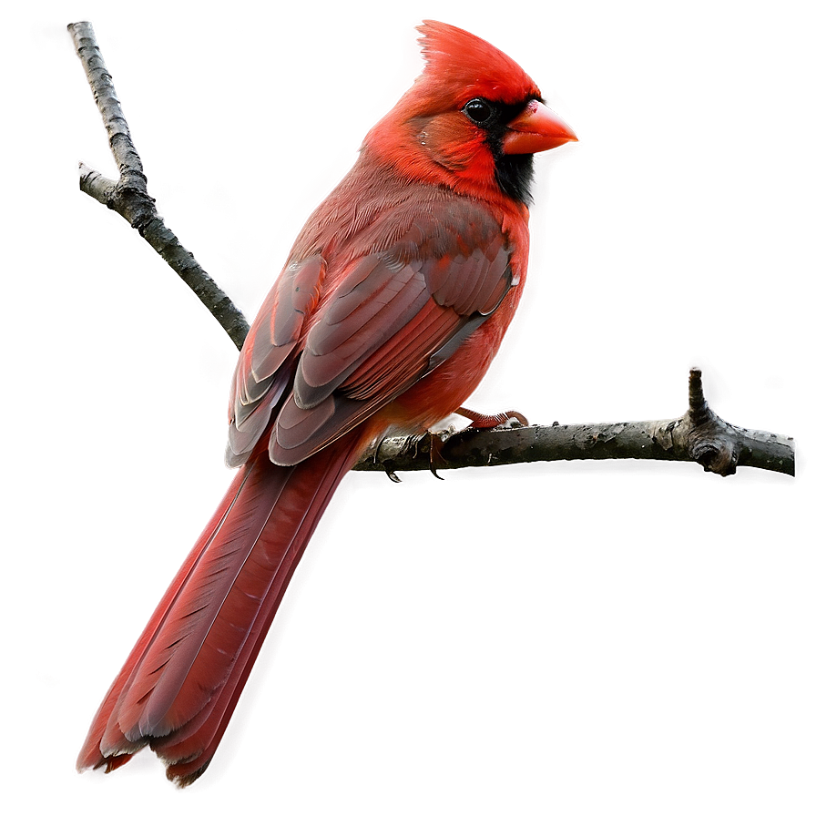 Cardinal On Branch Png 05242024 PNG Image