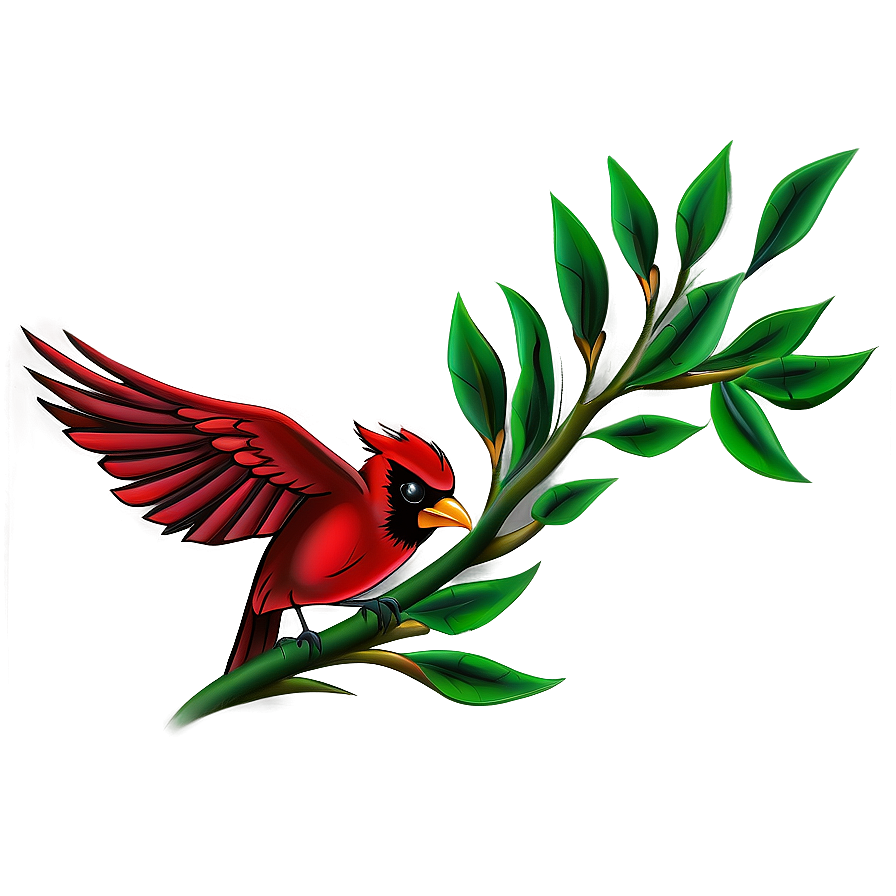 Cardinal Tattoo Design Png Ydt77 PNG Image