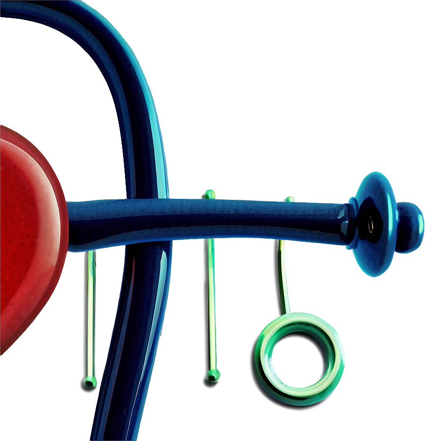 Cardiology Heart Stethoscope Png 06282024 PNG Image