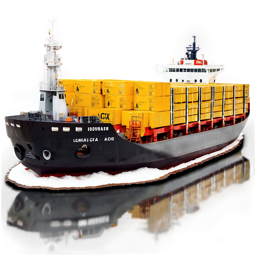 Cargo Ship D PNG Image