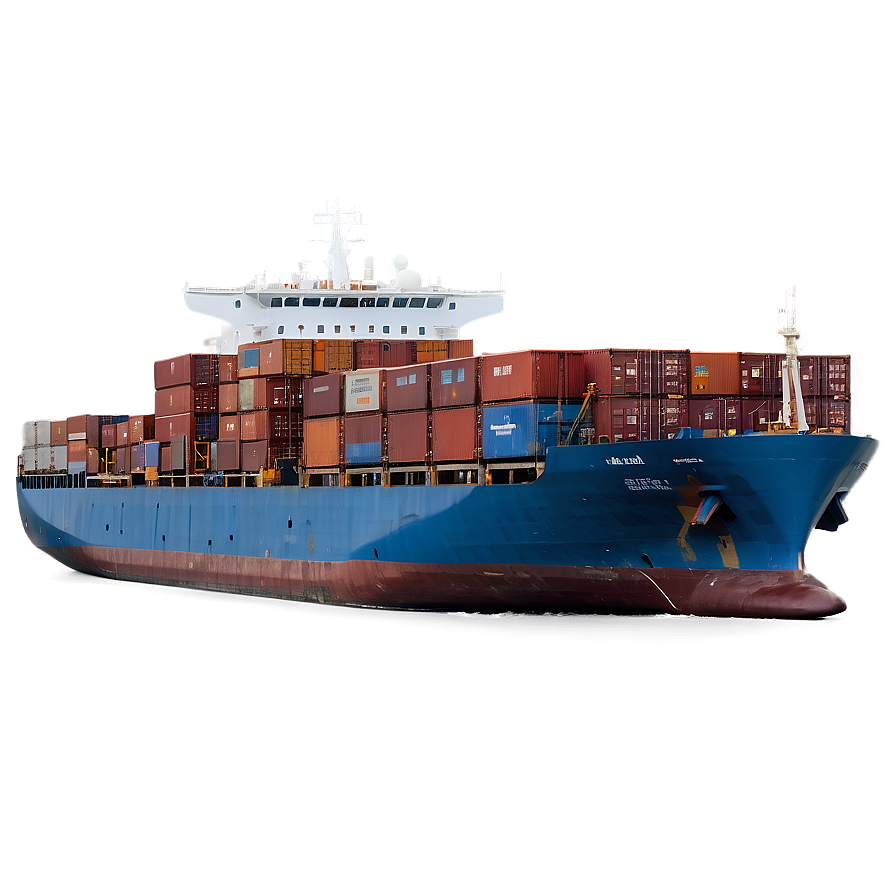 Cargo Ship In Storm Png Fso PNG Image