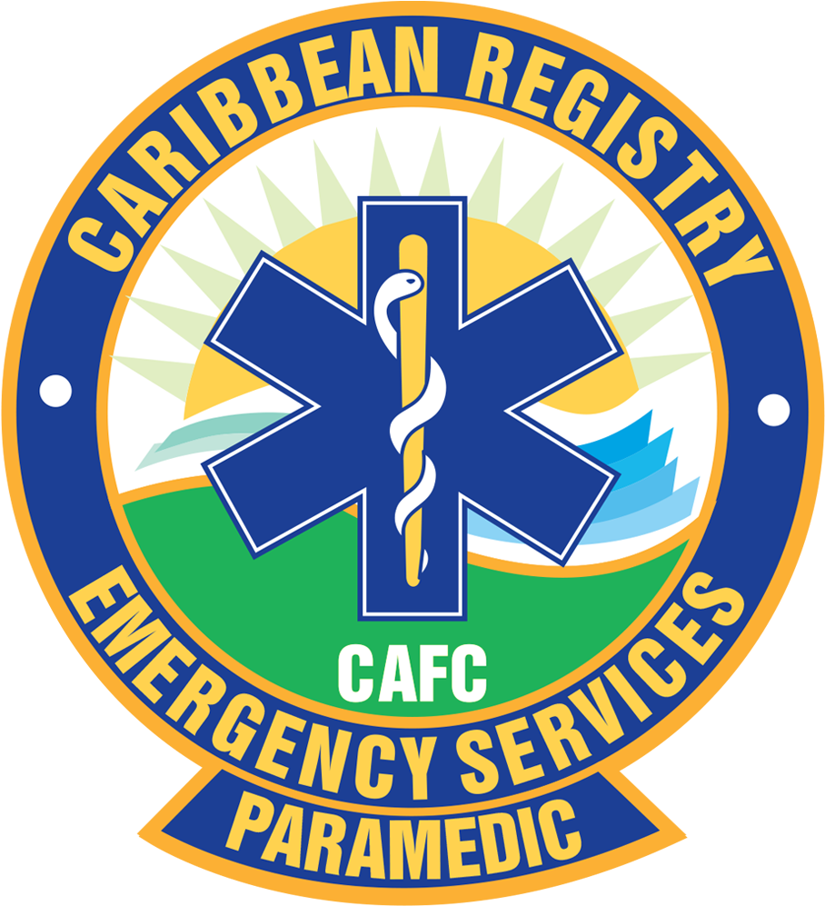 Caribbean Registry Emergency Services Paramedic Badge PNG Image