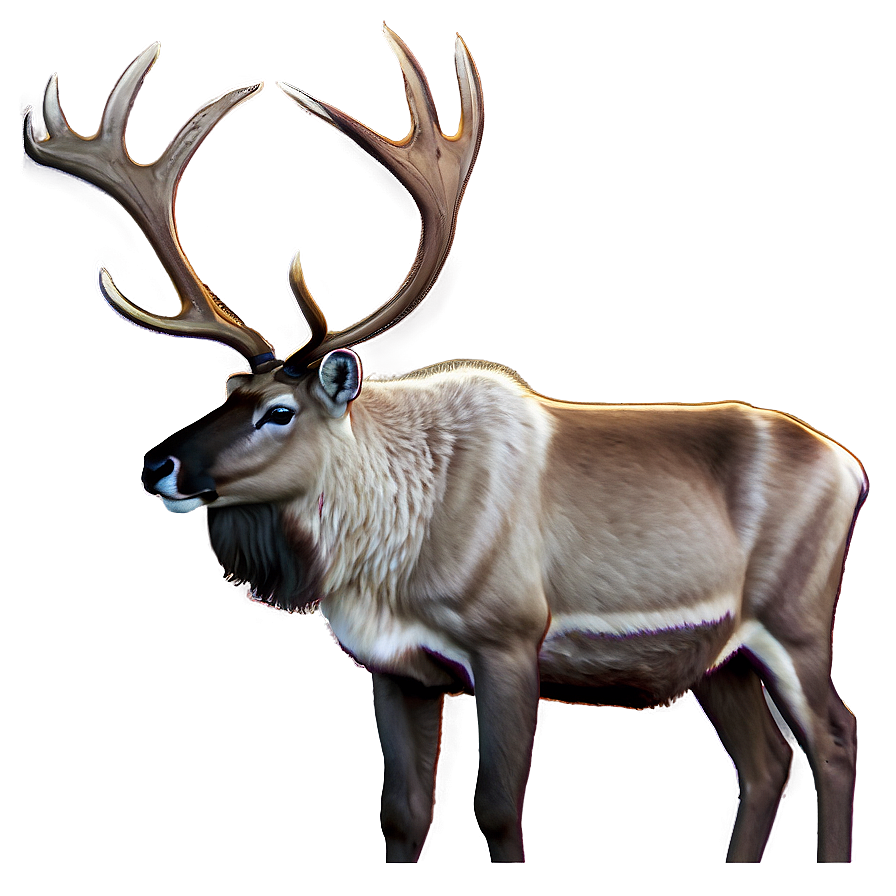 Caribou By The Northern Sea Png 06292024 PNG Image