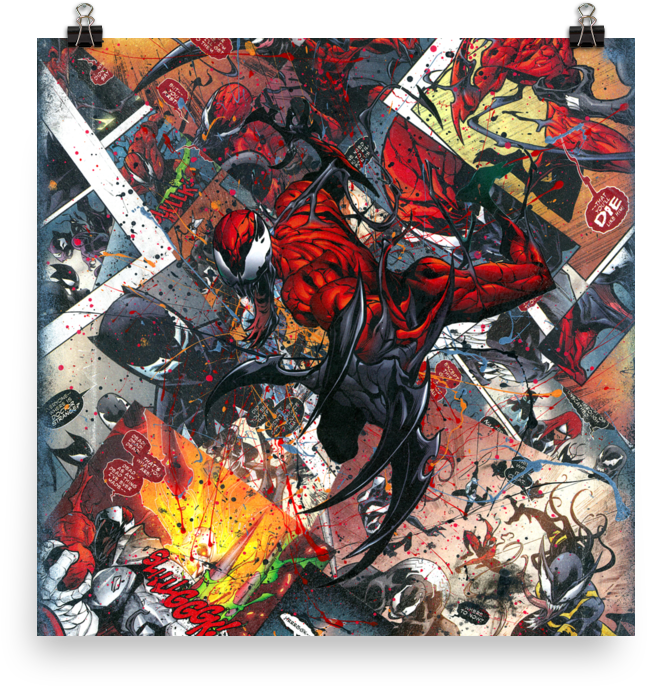 Carnage Comic Artwork PNG Image