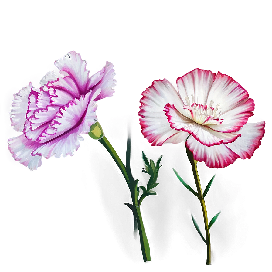 Carnation Flower Drawing Png Ytv92 PNG Image