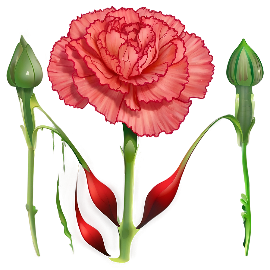 Carnation Flower Transparent Png 05252024 PNG Image